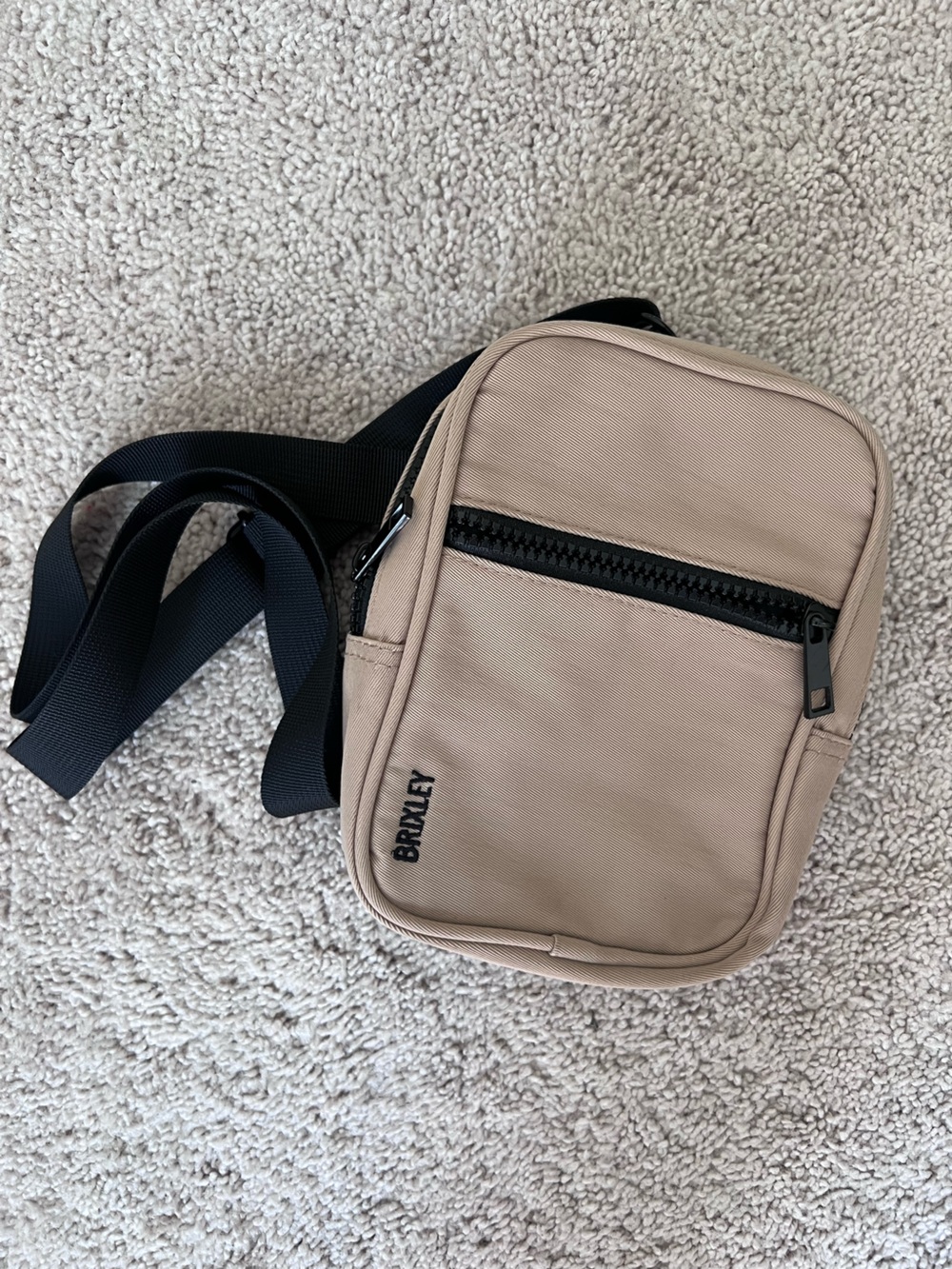 Beige Crossbody Sling Bag
